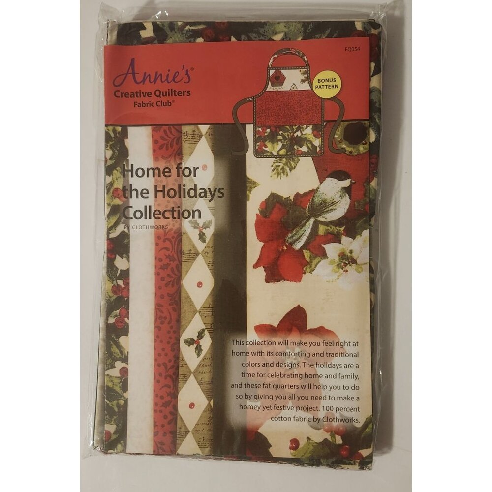 Quilters Fabric Club Home for the Holidays Collection FQ054